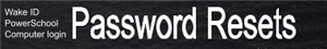 password resets 